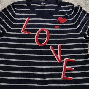 Talbots 'Love' Sweater 1X
